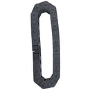 Machine Tool 25 x 77mm Black Cable Wire Carrier Drag Chain Nested