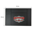 Barber Clipper Station Mat Barbershop Non-Slip Mat Work Station Pads Black