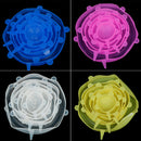 6Pcs Silicone Stretch Preserve Pot Bowl Lid for Fridge Oven Food Container Cov-Q
