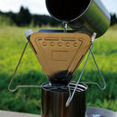 Outdoor Camping Folding Portable Coffee Drip Rack Stainless Steel Coffee Ma