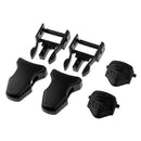 1 Pair Lightweight Black Plastic Scuba Diving Snorkeling Fin Strap Buckles