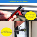 5M Auto Car Door Seal Strip Anti-dust Wind Sound Rubber Strips B-Type Ne VQO