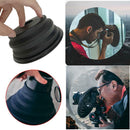 Reflection-free Collapsible Silicone Photography Lens Hood for Camera Phone