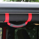 4 pcs Red Grab Handles Grip Handle Holder For Jeep Wrangler JK YJ TJ 87-20 AAD