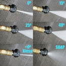 Pressure Washer 6-In-1 Spray Nozzle Tip, Quick Change Over And Easy Adjusta W3P8