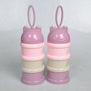 3 layer Style Portable Baby Food Storage Box Cereal Cartoon Baby Milk Powde