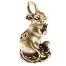 2020 new year gift Lucky mouse rat year Desk decor Copper Wealth Rats FigurineOZ