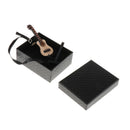 Handcrafts 1/12 Wooden Guitar with Stand and Storage Box Gift, Musical