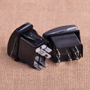 3x 5-Pin Front Rear LED Light Backlit Rocker Switch On-Off fit for Boat TruckUTV