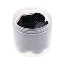 100 Pieces Round Casion Poker Card Counting Bingo Chips Tokens Black 25mm