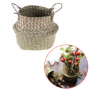 Foldable Rattan Hanging Flower Pot Planter Laundry Storage Basket Xmas Decor OZ