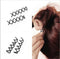12pcs Black Useful Spiral Spin Screw Bobby Pin Women Hair Clip Twist Barrette