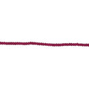 4x6mm DIY Craft Smooth Ruby Red Jade Rondelle Loose Bead Finding Strand 15''