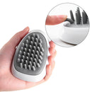 2Pcs Massage Hair Brush, Soft Rubber Head Scalp Massager, Shampoo Shower Br
