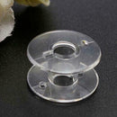 2017 Hot 10pcs Clear Bobbins Sewing Machine Plastic Brother F3L2 Si Janome D5H1