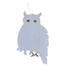 Bird Repellent Reflective Scare Discs Set of 8 Pieces, Hanging Owl Decor