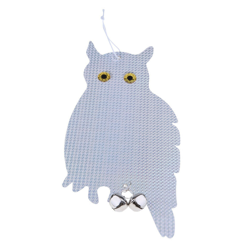 Bird Repellent Reflective Scare Discs Set of 8 Pieces, Hanging Owl Decor