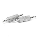 2pcs 3.5mm Stereo Male to 3.5mm Male Headphone Audio Adapter Jack Coupler C V8K2