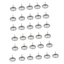 25x Crystal Upholstery Nails Tacks Studs Pins for Sofa Wall Decoration 20mm