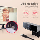 For Live Online Class 2MP Full HD 1080P USB Webcam with Built-in Microphone