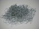 Lot of 100 iron Shower Curtain Hooks Rings Pear Clips - Free  A9P3