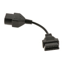 17 Pin To 16 Pin Diagnosis OBD2 Adapter Scanner Cable Connector