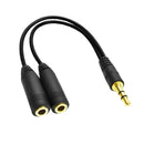 3.5mm Stereo Audio Male Female Y