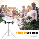Universal Tripod Phone Holder Aluminum Alloy 360 Degree Rotation Holder w/3 Clip