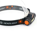 1pc Mini USB Rechargeable Headlight Flashlight Camping Night Fishing Light A