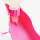 Portable Pet Travel Water Dispenser,Dog Feeding Water Bottle 17oz(Blue) W8Q7