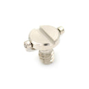 2x 1/4 "Stainless Steel Screw Screw Adapter For Camera Tripod Suppport B Ew