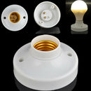 E27 ES Edison Screw Cap Socket Light Bulb Holder Fitting Lamp Fixing Base White