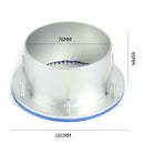 76mm Air Duct Grille Racing Front Bumper Vent Inlet Designed for Cold Air Intake