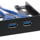 20 Pin USB 3.0 3.5 Inches Floppy Bay High Speed Front Panel Plug And Play ABS