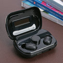 X10 TWS BT5.0 Binaural Earphones with Digital Display Charging Case (Black) A