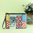 DIY Heart Special Shape Diamond Painting Women Wristlet Purse Zipper Clutch