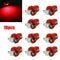 10X LED T5 B8.5D 5050 1SMD Dashboard Dash Gauge Instrument Interior Light Bulbs