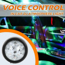 USB Rechargeable Mini Magic Ball Flashing RGB LED Car DJ Light Auto Lamp