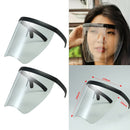 2x Clear Safety Face Shield Visor Goggles Splash-proof Face Cover Reusable