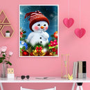 Diamond Painting Red Cheeks Snowman Full Round Wall Picture DIY Set 30x40cm