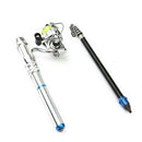 Pocket Telescopic Mini Fishing Pole Pen Shape Removable Fishing Rod w/ Reel