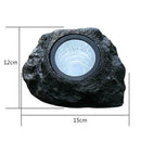 4LED Solar Simulation Stone Lamp Outdoor Waterproof Garden Landscape Light