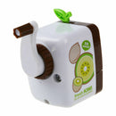Kiwi Pattern Pencil Sharpener Hand Crank Manual Desktop School Stationery K