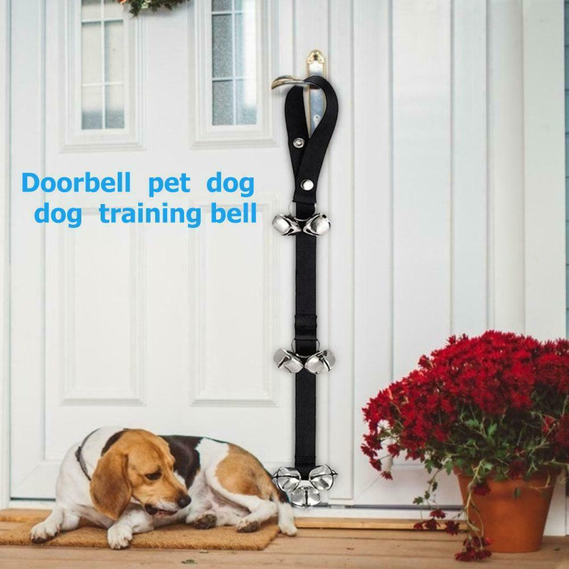 2pcs Adjustable Dog Doorbells Housebreaking Clicker Door Bell Dogs Training Tool