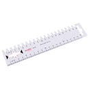 Rectangle Quilting Ruler Templates Metric Sewing Ruler For Crafts 20cm Long