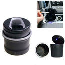 1pc Car Ashtray Ash Blue LED Light Smokeless Stand Cylinder for Car Cup Holder