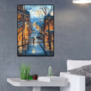 Street 5D DIY Diamond Painting Full Round Drill Cross Stitch Craft (L1035)