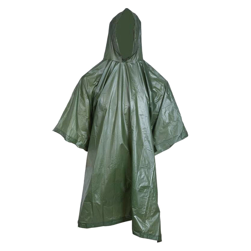 Raincoat Hooded Rain Coat Jacket Outdoors Poncho Ground Sheet Eyelet Shelter