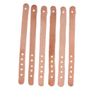 4pcs/Set Leathercraft Tool Acrylic Watch Strap Band Stencil Templates 18mm