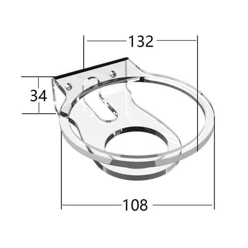Set of 2 Plastic Durable Wall Shelf Holder for Home Pod Mini Speaker Shelf